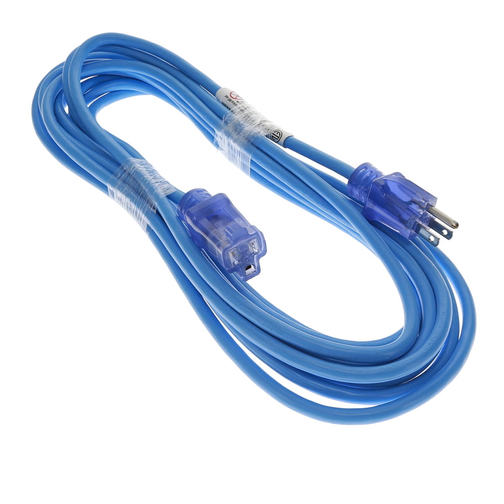 14/3 SJTW Power Extension Cord Lighted Clear Plug 14/3 SJTW Power Extension Cord Lighted Clear Plug